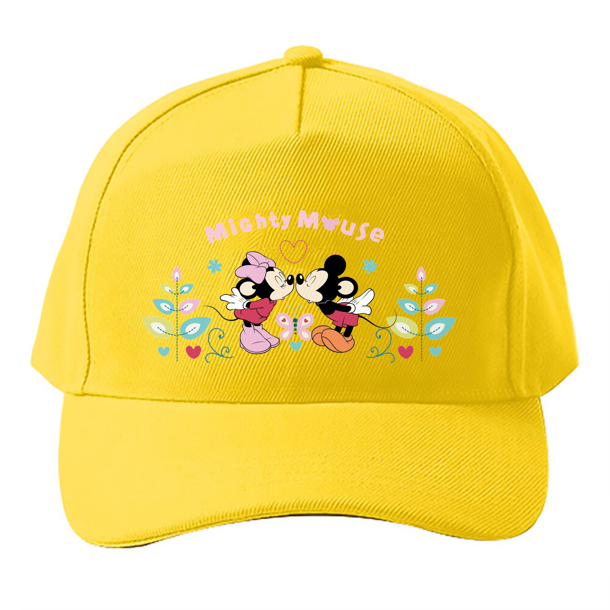 （画像用） ミッキーマウス Mickey Mouse ベースボールキャップ 綿100％ 男女兼用 帽子 スポーツ